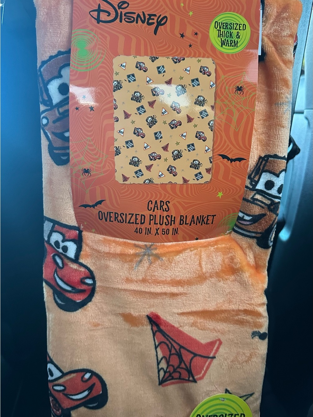 Disney Cars Halloween Toddler Blanket